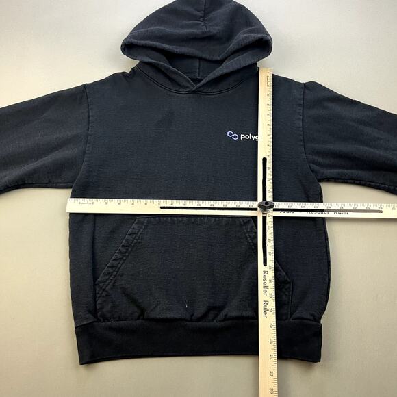 Polygon Studios Hoodie Sweatshirt Adult Small Black Tech Art Design Video Game - Picture 9 of 12